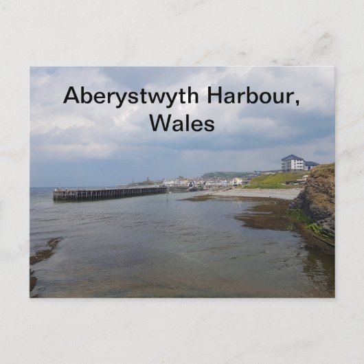 Aberystwyth Harbour, Wales Feestdagenkaart (Voorkant)