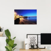 Aberystwyth in het Poster van de nacht (Thuiskantoor)