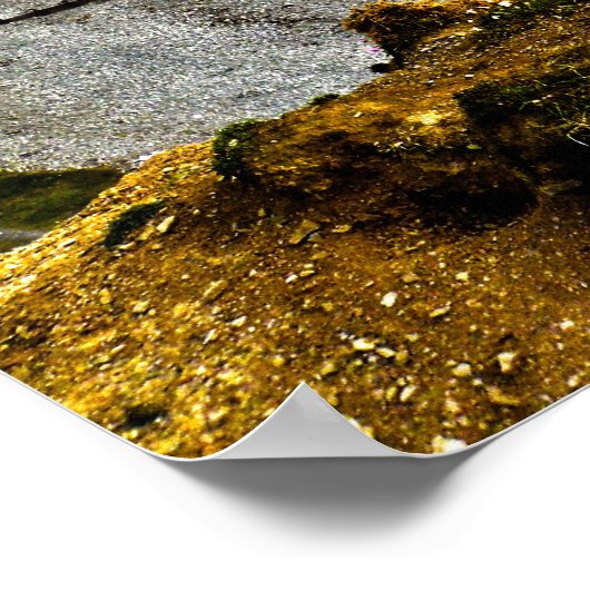 Aberystwyth North Beach Poster (Hoek)