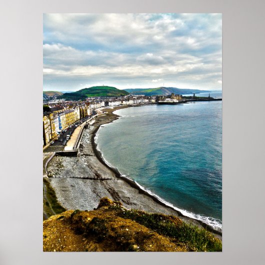 Aberystwyth North Beach Poster (Voorkant)