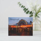 Aberystwyth Pijler Briefkaart (Staand voorkant)