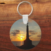 Aberystwyth Sunset Key Ring Sleutelhanger (Voorkant)