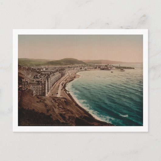 Aberystwyth uit Constitution Hill, Wales Briefkaart (Voorkant)