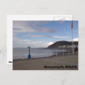 Aberystwyth, WALES Briefkaart (Voorkant / Achterkant)