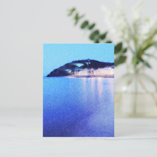 Aberystwyth Zee Front Briefkaart (Staand voorkant)