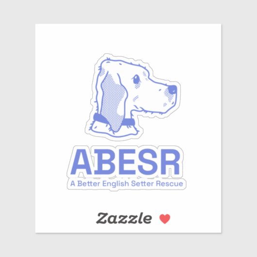 ABESR Blue Logo Sticker (Vel)