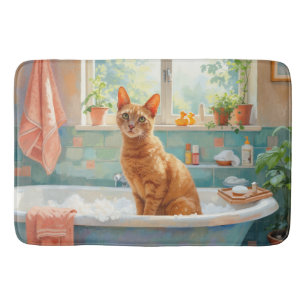 Abessijnse kat bad decor badmat