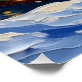 Abessijnse Katten Kerst Boot Vakantie Perfect Poster (Hoek)