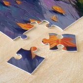 Abessijnse katten truc-of-behandeling in Halloween Legpuzzel (Zijkant)