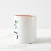 Abeulita Gift voor oma-Moederdag Tweekleurige Koffiemok (Center)