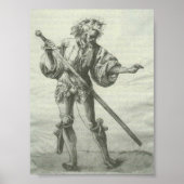 Abgerissener Krieger Poster (Voorkant)