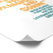 Abgezapft und originalverkorkt - Loriot - Wein Poster (Hoek)