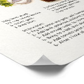 Abgoosht Recept Poster – Perzische voedselillustra (Hoek)
