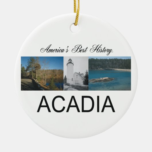 ABH Acadia Keramisch Ornament (Voorkant)