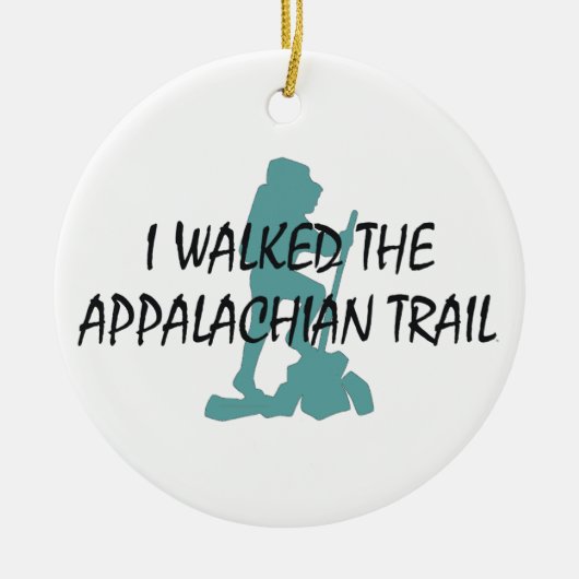ABH Appalachian Trail Hiker Keramisch Ornament (Voorkant)