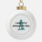 ABH Appalachian Trail Hiker Keramische Bal Ornament (Voorkant)