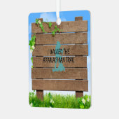 ABH Appalachian Trail Hiker Ornament (Voorkant links)