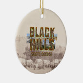 ABH Black Hills Keramisch Ornament (Rechts)