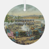 ABH Boodschappelijk oorlogsslagveld Glazen Ornamen Glas Ornament (Achterkant)