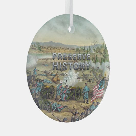 ABH Boodschappelijk oorlogsslagveld Glazen Ornamen Glas Ornament (Voorkant Rechts)