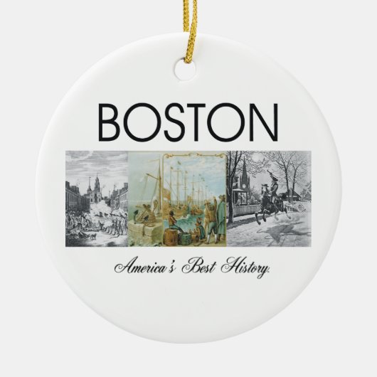 ABH Boston Keramisch Ornament (Voorkant)
