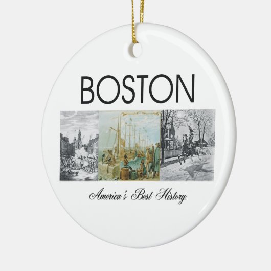 ABH Boston Keramisch Ornament (Links)