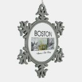ABH Boston Tin Sneeuwvlok Ornament (Links)