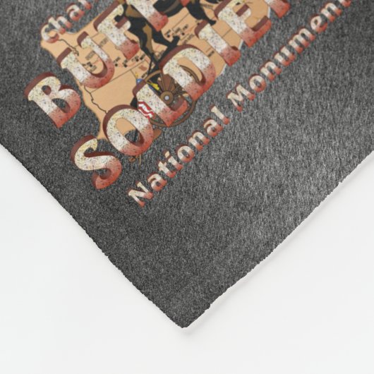ABH Buffalo Soldaten Fleece Deken (Hoek)