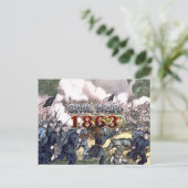 ABH Burgeroorlog 1863 Briefkaart (Staand voorkant)