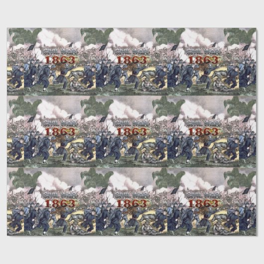 ABH Burgeroorlog 1863 Cadeaupapier (Vlak)