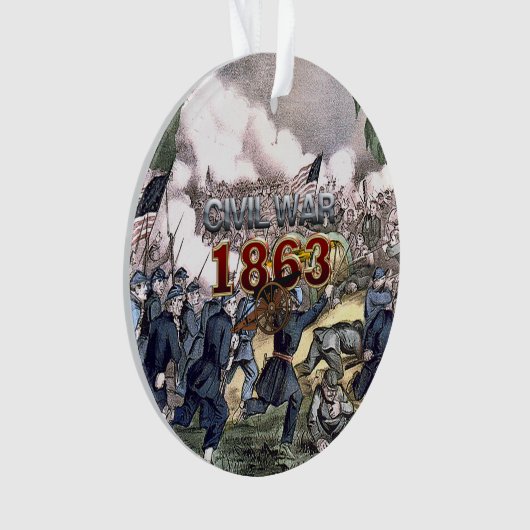 ABH Burgeroorlog 1863 Ornament (voorkant)