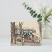 ABH Burgeroorlog 1865 Briefkaart (Staand voorkant)