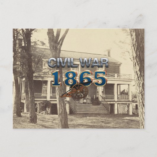ABH Burgeroorlog 1865 Briefkaart (Voorkant)