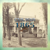 ABH Burgeroorlog 1865 Window Cling Raamsticker (Vel 3)