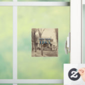 ABH Burgeroorlog 1865 Window Cling Raamsticker (Huis)