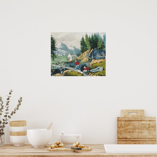 ABH California Gold Rush Poster (Keuken)