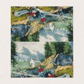 ABH California Gold Rush Visitekaartje (Buitenkant ongevouwen)