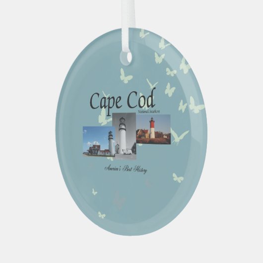 ABH Cape Cod Glass Ornament (Voorkant links)