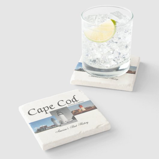 ABH Cape Cod. Stenen Onderzetter (Zijkant)