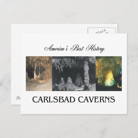 ABH Carlsbad Caverns Briefkaart (Voorkant / Achterkant)
