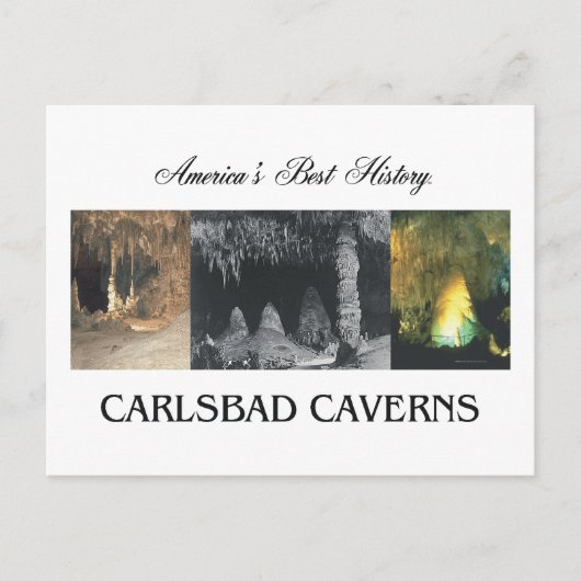 ABH Carlsbad Caverns Briefkaart (Voorkant)