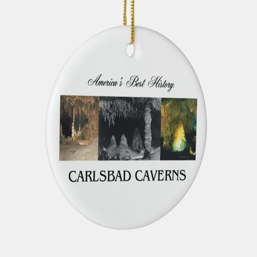 ABH Carlsbad Caverns Keramisch Ornament (Rechts)
