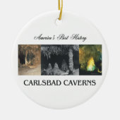 ABH Carlsbad Caverns Keramisch Ornament (Voorkant)