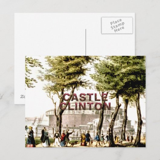 ABH Castle Clinton Briefkaart (Voorkant / Achterkant)