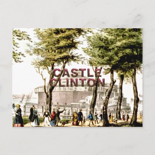 ABH Castle Clinton Briefkaart (Voorkant)