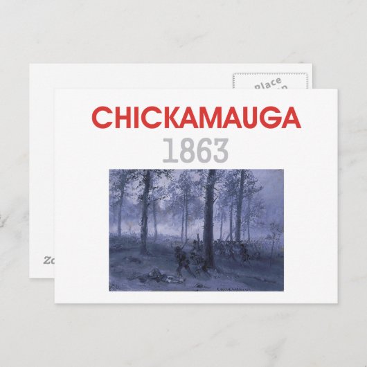 ABH Chickamauga Briefkaart (Voorkant / Achterkant)