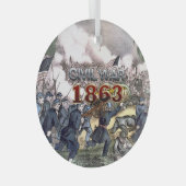 ABH Civil War 1863 Glass Ornament (Voorkant Rechts)