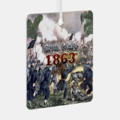 ABH Civil War 1863 Metal Ornament (Voorkant Rechts)