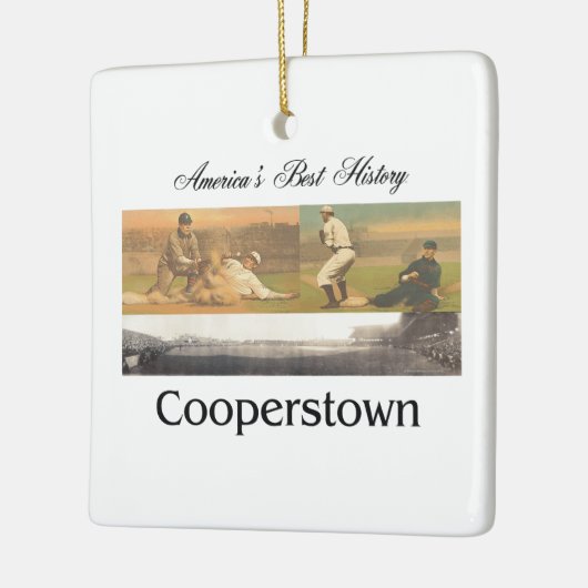 ABH Cooperstown Keramisch Ornament (Links)