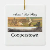 ABH Cooperstown Keramisch Ornament (Achterkant)